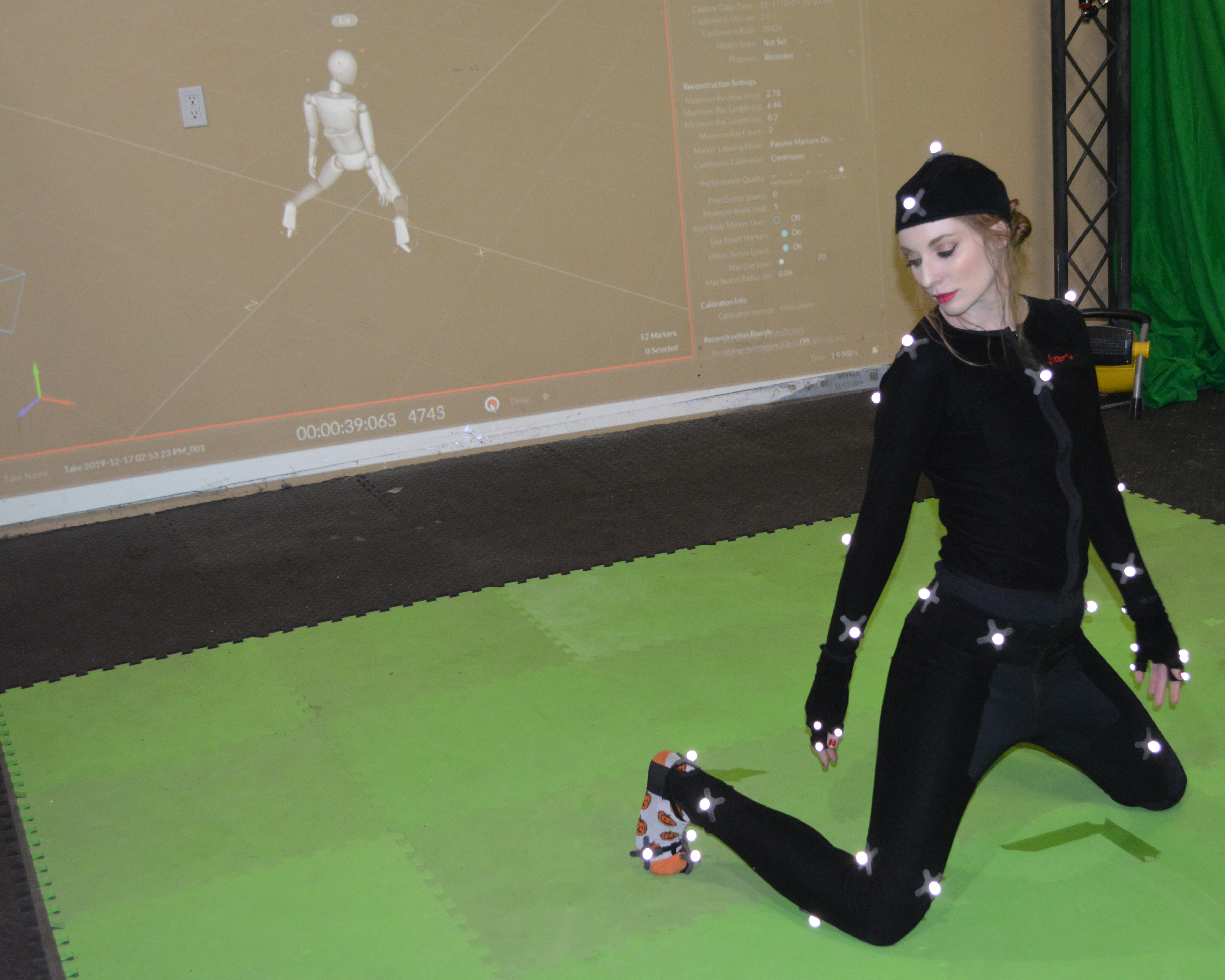 Suit up Ela Darling!  Its time for Motion Capture!