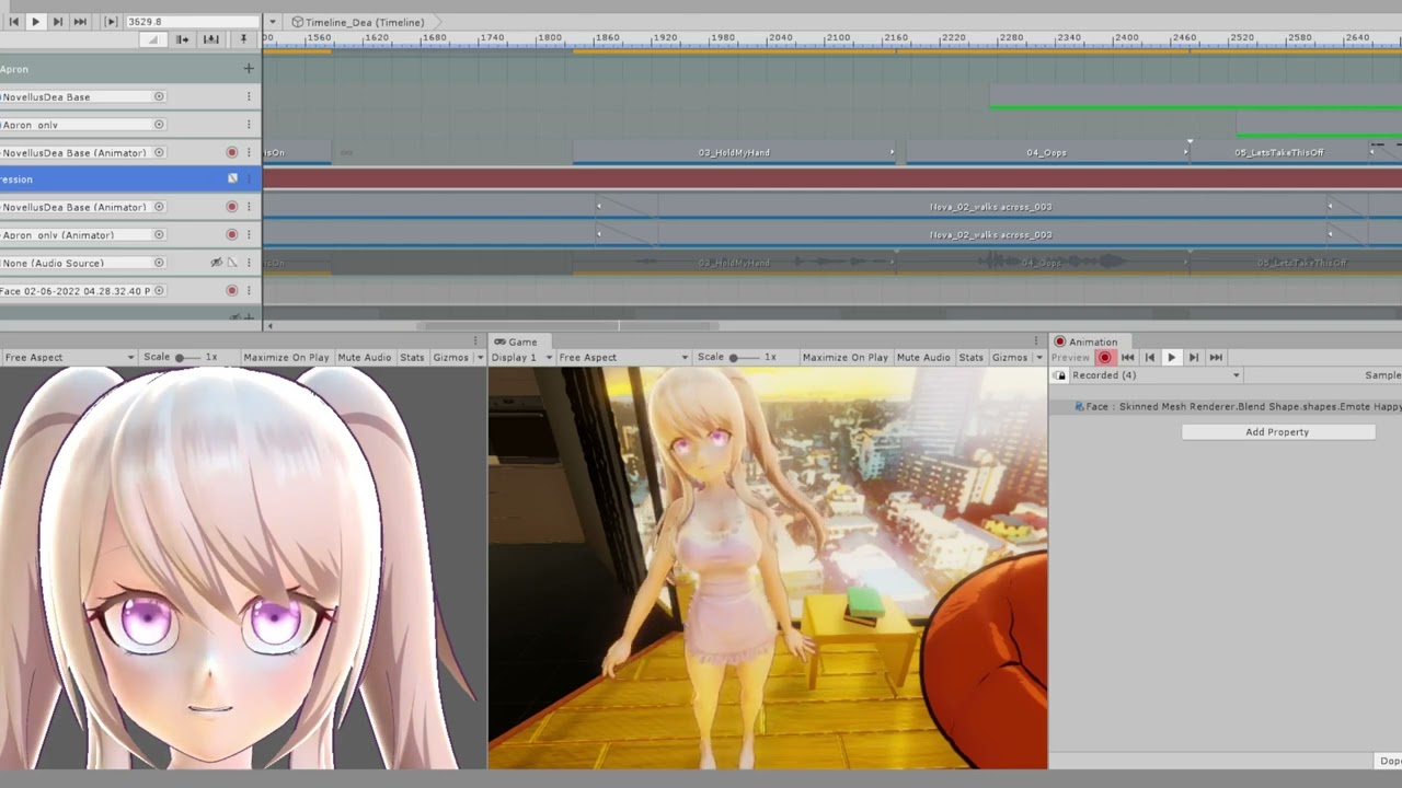 Novellus Dea – The face animation workflow