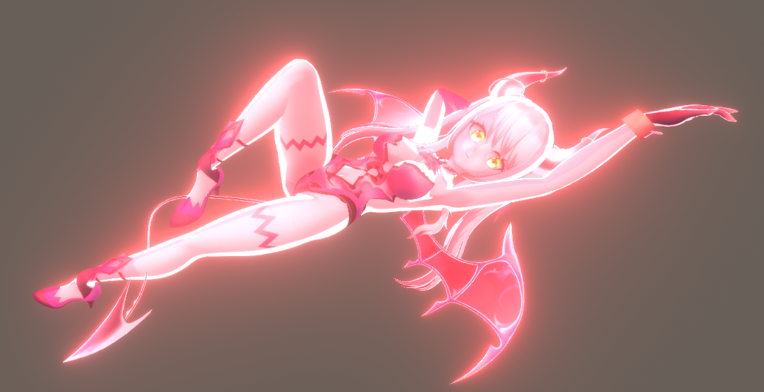 Early shots of Novellus Dea being cozy as a succubus